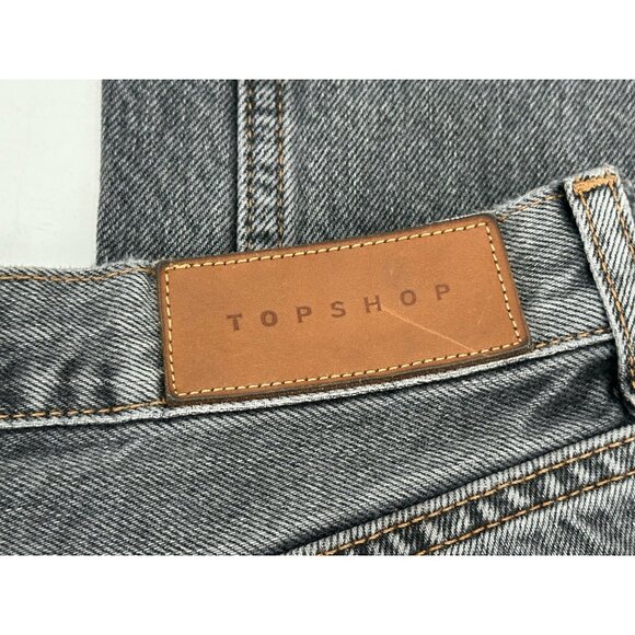 Topshop Editor Gray Denim Women's Jeans Button Fly W20 L29 - Picture 11 of 12